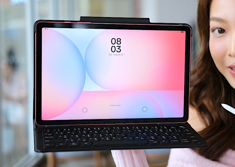 Tab S10 Lite có thể sử dụng với bàn phím ngoài.